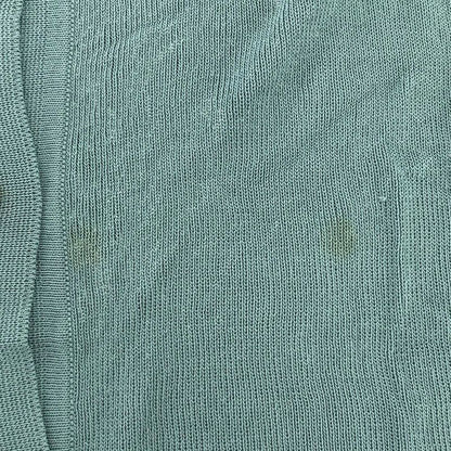 Hermes Viscose Knit Polo Shirt Mint Green Sm