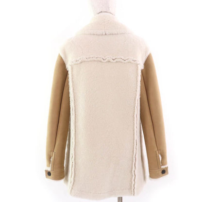 Christian DIOR 248c87al815 100% Lambskin BEE Embroidery Reversible Sheer Ring