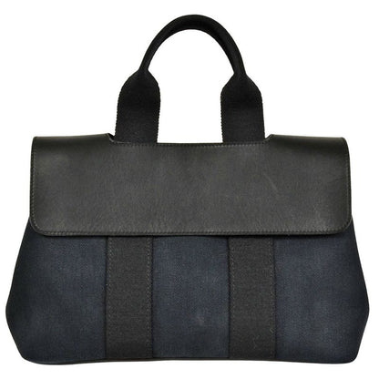 Hermes Valparaiso PM Handbag Twirl Chevron Black