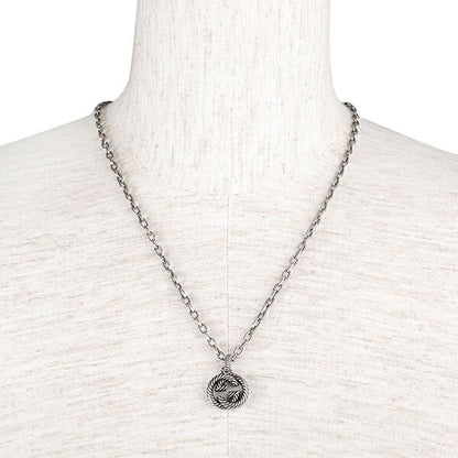 Gucci Necklace Interlocking G Silver