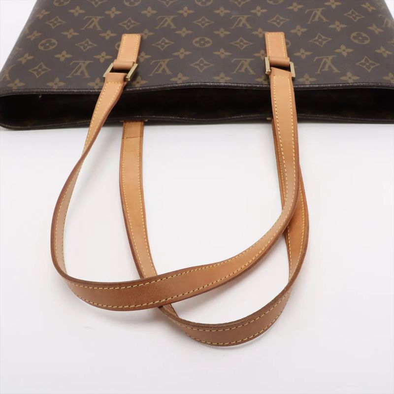 Louis Vuitton Monogram Luko M51155 Leather Tote Bag Shoulder Hand A4 Brown