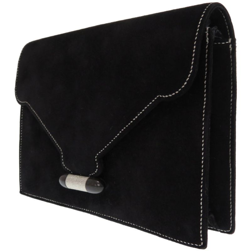 Hermes Navette Silver Stitching Que