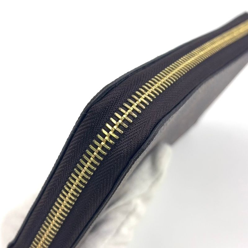 Louis Vuitton Zippy Wallet Monogram Fuchsia PVC Pink Purple And Brown Round