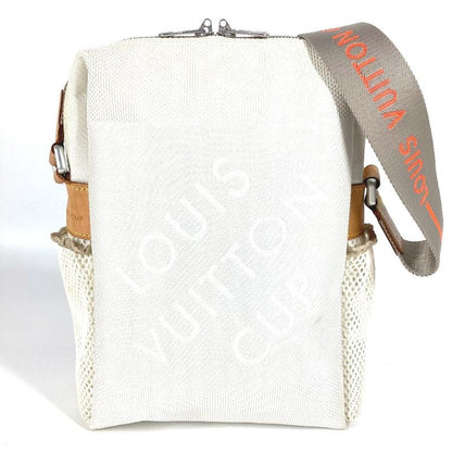 Louis Vuitton Shoulder Bag Weatherly M80637 Canvas White