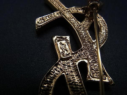 Yvessaint Laurent Yves Saint Laurent Rhinestone Pin Brooch Pin Badge