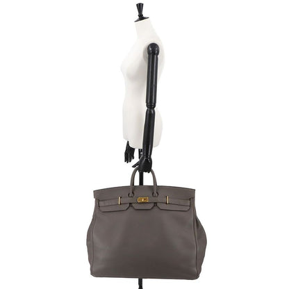 Hermes Haut  Courroies HAC 55 Personal SPO Togo Ethan Hand Bag Stamped D Gold