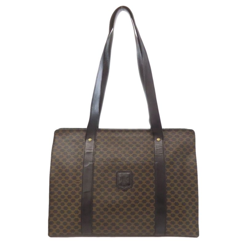 Celine Macadam Pattern Tote Bag PVC Women