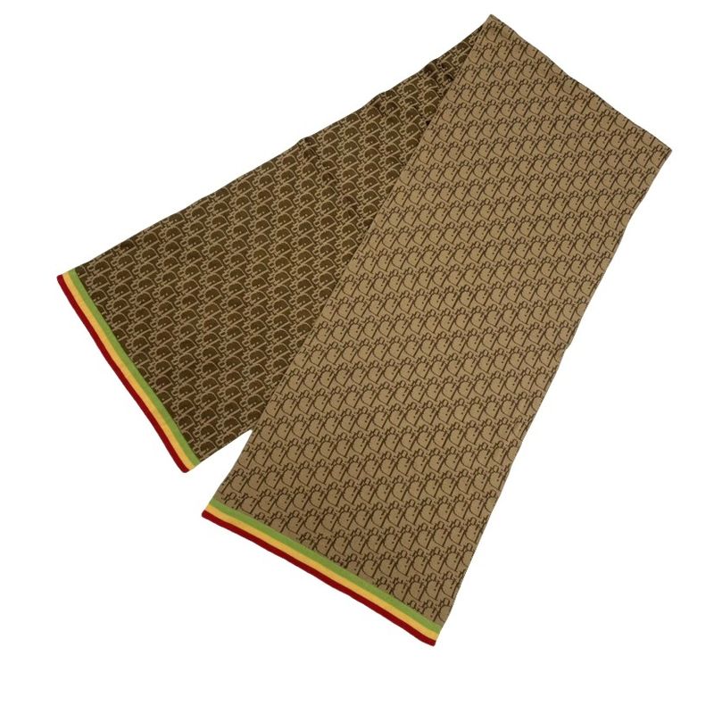 Christian DIOR Wool Scarf Trotter Blawan