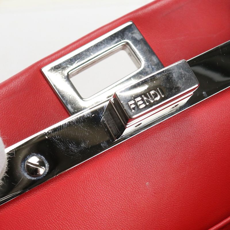 Fendi Peekaboo Mini 8bn244 A312 R0y77 Handbag Leather Women