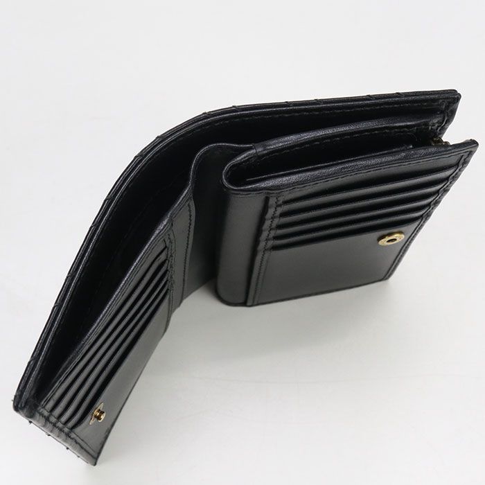 Gucci Card Case Wallet Double G 781583 Bifold Wallet Quilted Leather Women