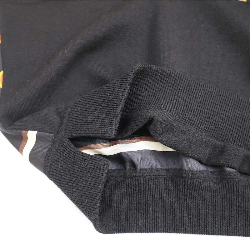 Hermes Twill Raine V-Neck Knit Sweater Mix 40