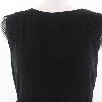 CHANEL Vintage 07A P31259w03945 Little Black Dress Little Black Silk Coco Mark