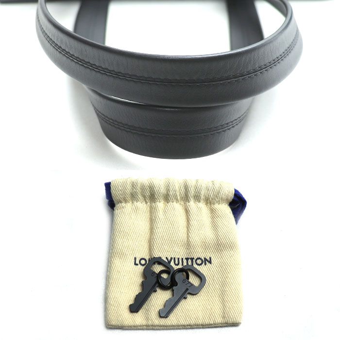 Louis Vuitton Take Off Tote Bag Aerogram Black M57308 IC Chip Men's Used