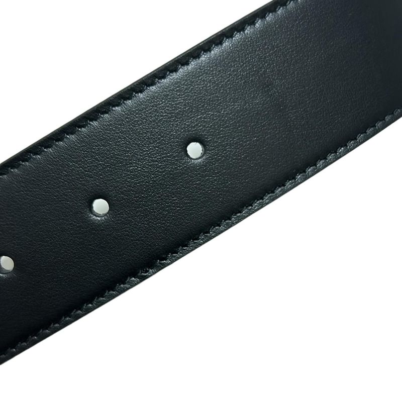 Gucci Belt 75-30 GG Marmont/gg Plus/gg Supreme 400593 Beige Black And Gold