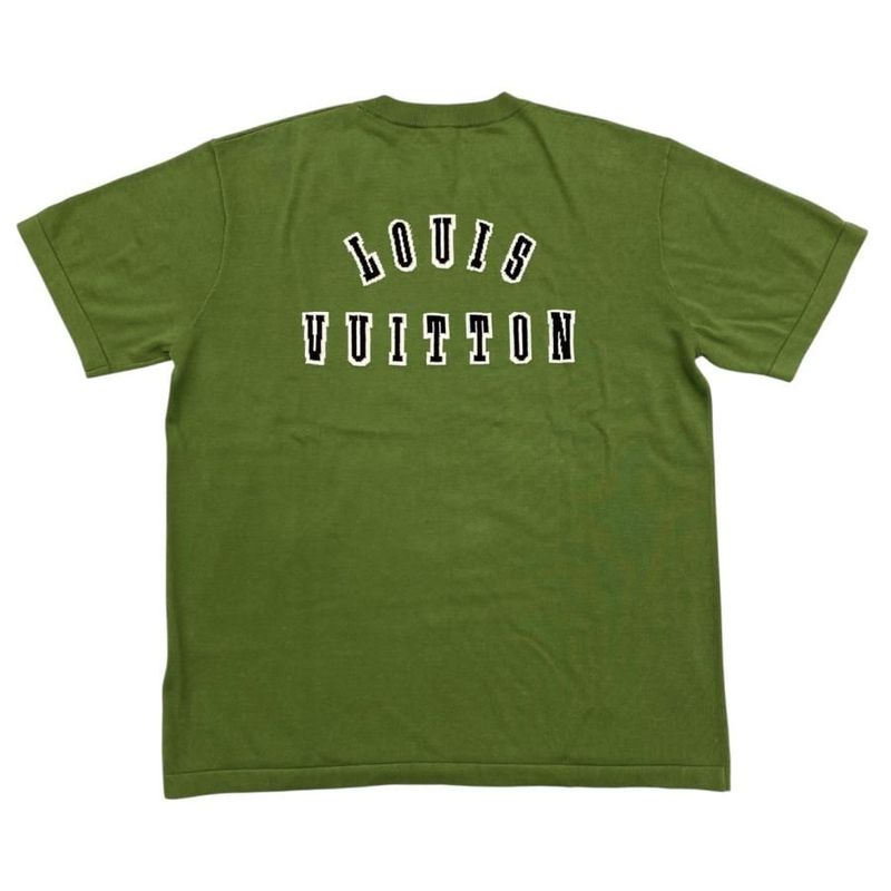 Louis Vuitton Short Sleeve Sweater Short Sleeve Cotton Crew Neck Rm251mm