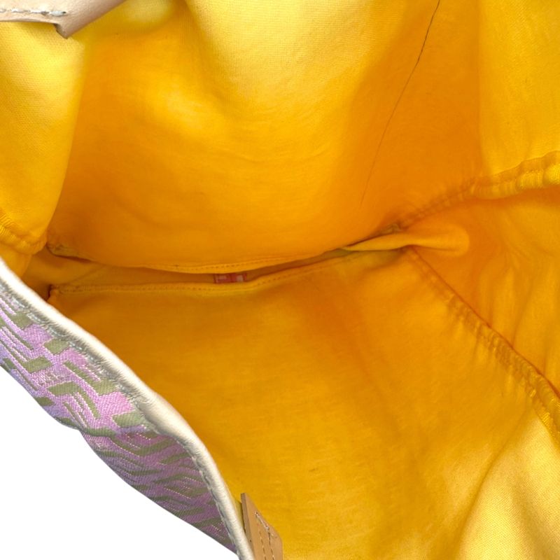 Fendi Zucchini Pattern Tote Bag with Mini Pouch Zucchini Pattern Mini Pouch