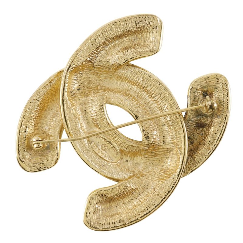 Chanel Coco Mark Gold Plated Ladies 37.3g Brooch