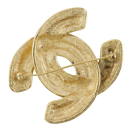 Chanel Coco Mark Gold Plated Ladies 37.3g Brooch