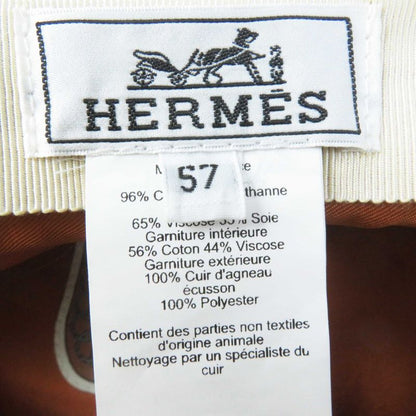 Hermes Capoule Cliquetis Cotton Silver Hardware Chaine D'ancre Serie Hardware