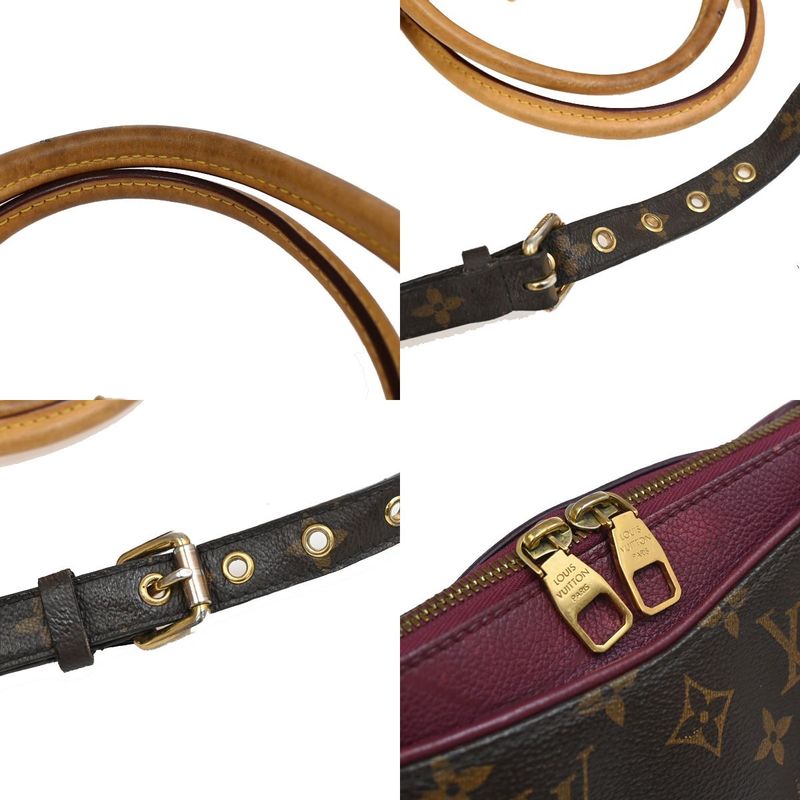 Louis Vuitton Pallas Shoulder Handbag 2WAY Monogram M40906 55ka652