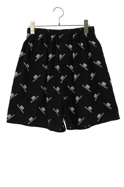 Balenciaga 746223 Tql14 Logo All Over Half Pants Men's 44