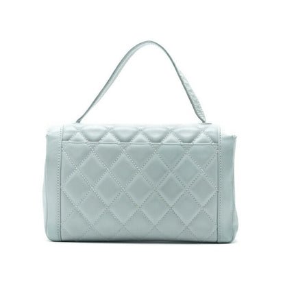 Chanel Wild Stitch Matelasse Handbag Lambskin Light Blue With Gold Hardware