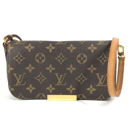 Louis Vuitton Shoulder Bag Favorite PM M40717 Monogram Canvas Brown
