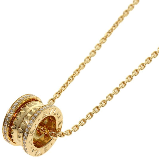 Bvlgari B-zero1 Bee Zero One Lock Diamond Necklace 18K Yellow Gold Ladies