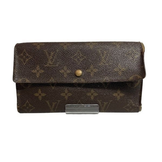 Louis Vuitton Monogram Porte Trésor International M61215 Long Wallet Trifold