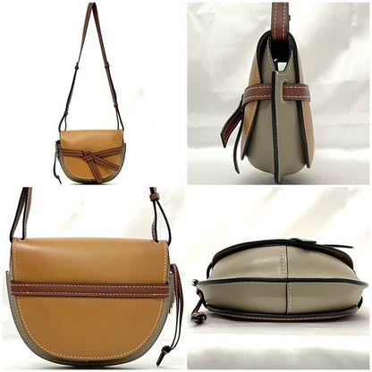 Loewe Shoulder Bag Brown Beige Gate 321.54t20