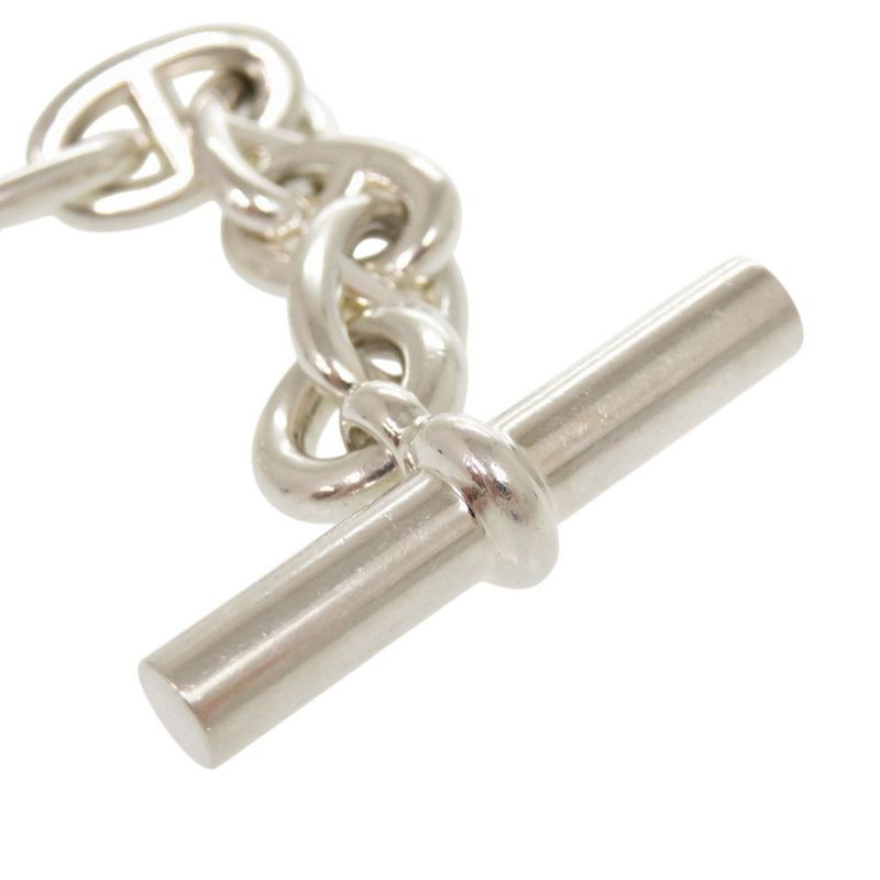 Hermes Chaine D'ancre MM 14 Frames Silver 925 Bracelet 0503 Hermes