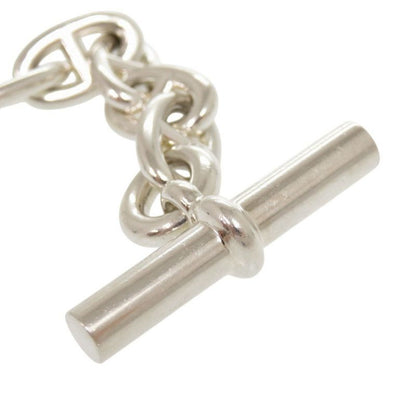 Hermes Chaine D'ancre MM 14 Frames Silver 925 Bracelet 0503 Hermes