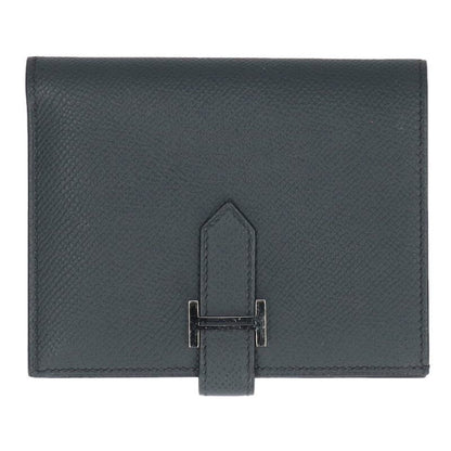 Hermes Bearn Compact W Engraved Svhardware Wallet Men's