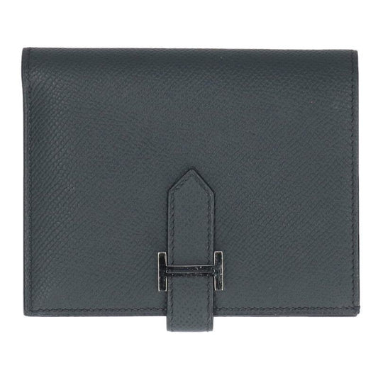 Hermes Bearn Compact W Engraved Svhardware Wallet Men's