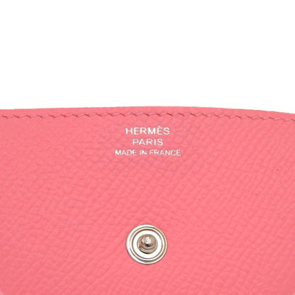 Hermes Le Van Cattle Vaux Epson Rose Confetti Silver Hardware X Engraved Coin