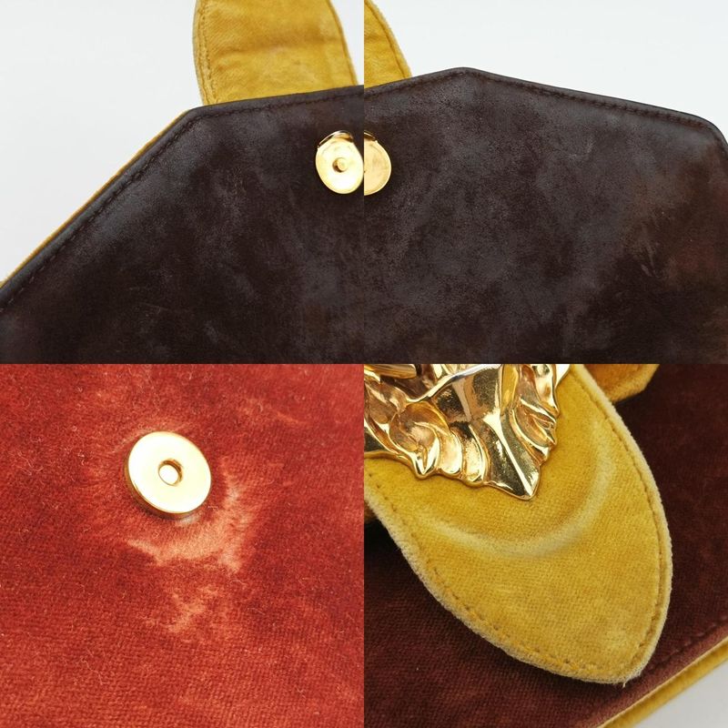 Prada Caye Lion Head Yellow And Brown Velour 1bd089110