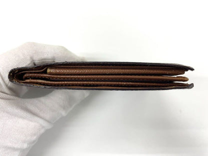 Louis Vuitton Monogram Portefeuille Florin Fold Wallet Pass Case M60026 Brown