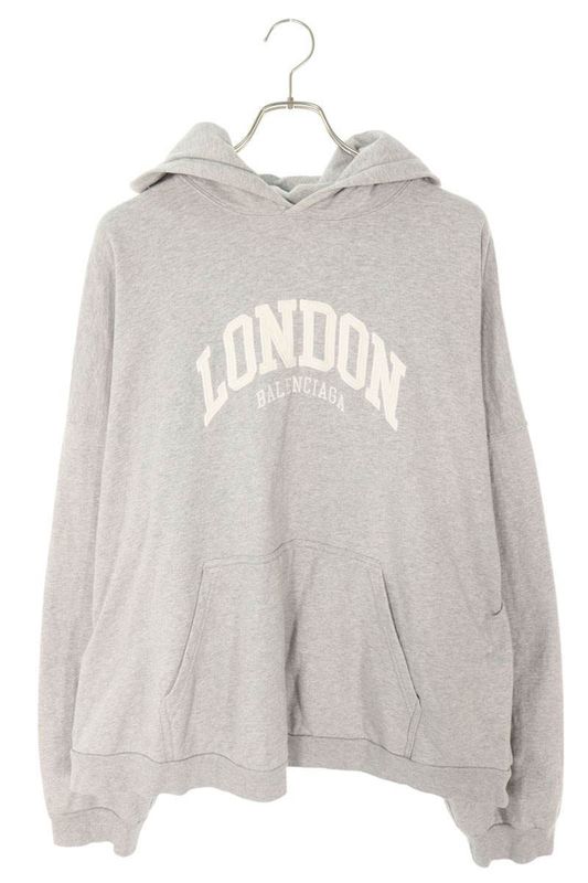 Balenciaga 674986 Tlvg6 London Embroidered Wide Fit Hoodie Men's 3