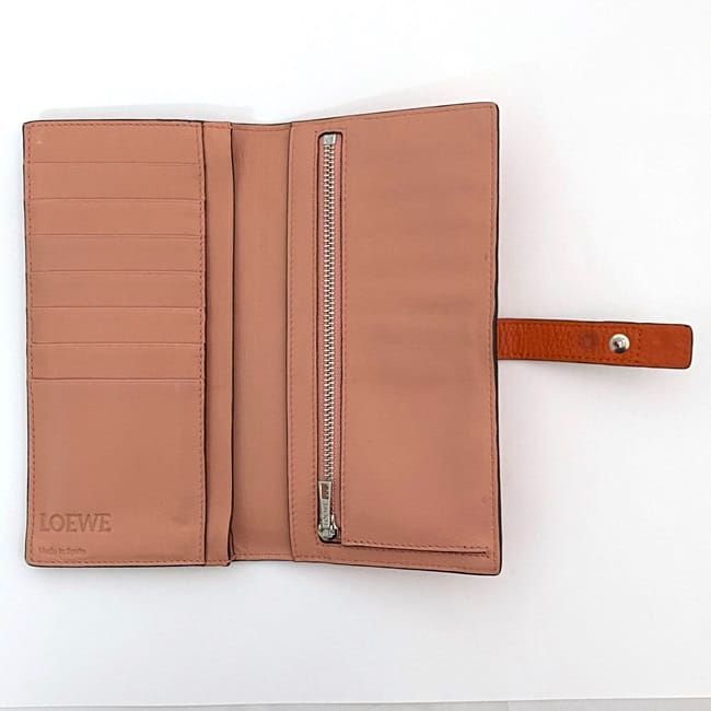 Loewe Folded Long Wallet Vertical Large Wallet F21349