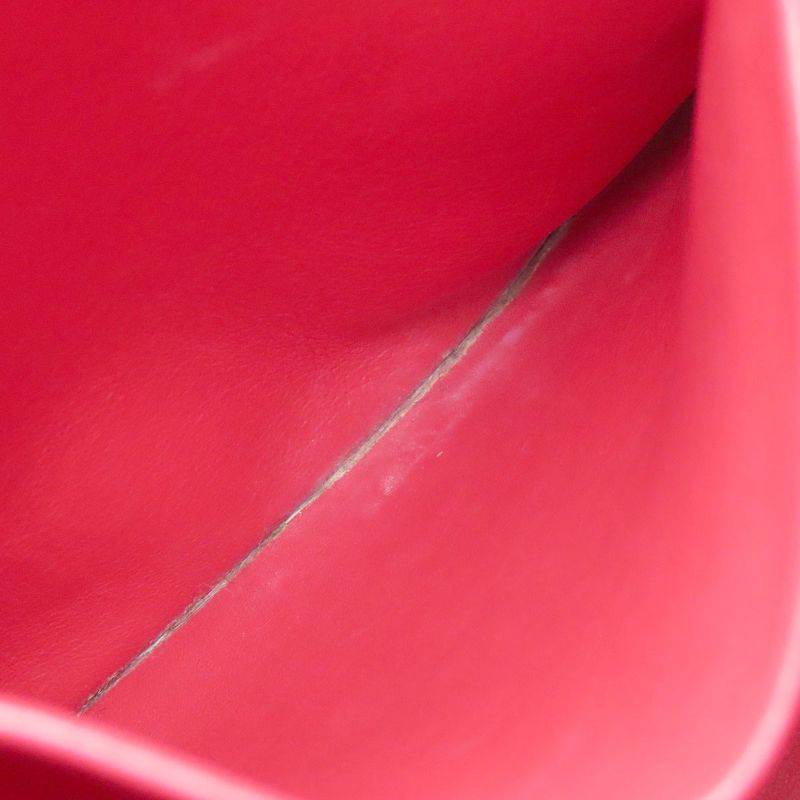 Christian DIOR Lady Dior Bicolor 2way Tote Bag Women Red / Light Blue Purple