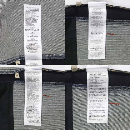 Gucci Bermuda Pants Denim GG Canvas 38 Blue 743203 Women's Apparel