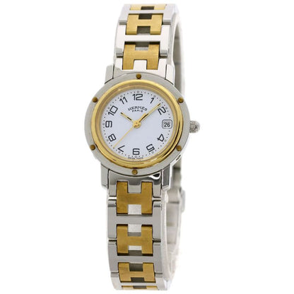 Hermes Cl4220 Clipper Watch SS Ssxgp Ladies