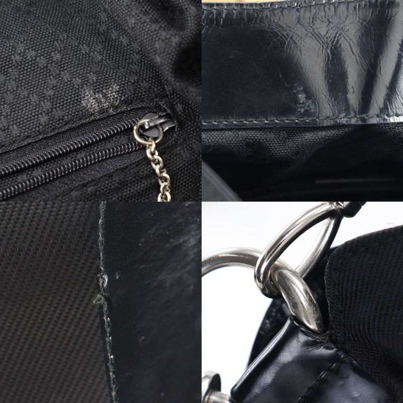 Gucci 001.2123.1577 Nylon Canvas And Bamboo Ladies Handbag