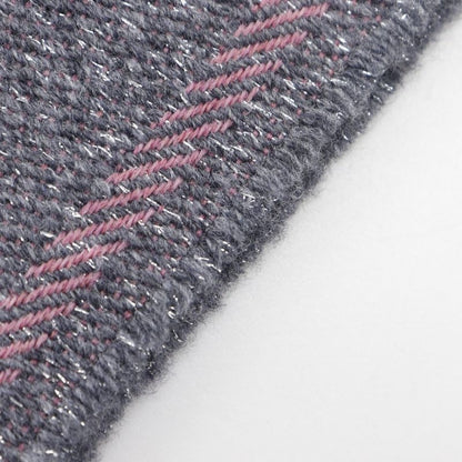 Gucci GG Jacquard Scarf 598993 Wool And Nylon Gray Women's Stole