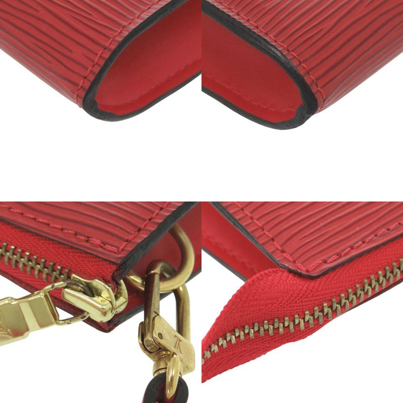 Louis Vuitton Pochette Accessoires Epi M52947 Epi Leather Castilian Red Handbag