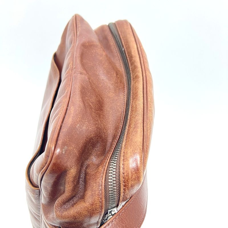 Louis Vuitton Shoulder Bag Differ Clarkson M92359 Leather Cafe Brown