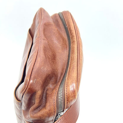 Louis Vuitton Shoulder Bag Differ Clarkson M92359 Leather Cafe Brown