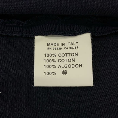 Prada - Cotton Side Slit Long Skirt - 38 - Navy - Women