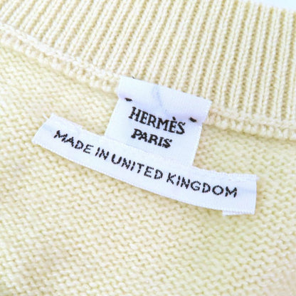 Hermes 22AW 2h2603d1 100% Cashmere Serie Buttons Long Sleeves Oversized Sweater