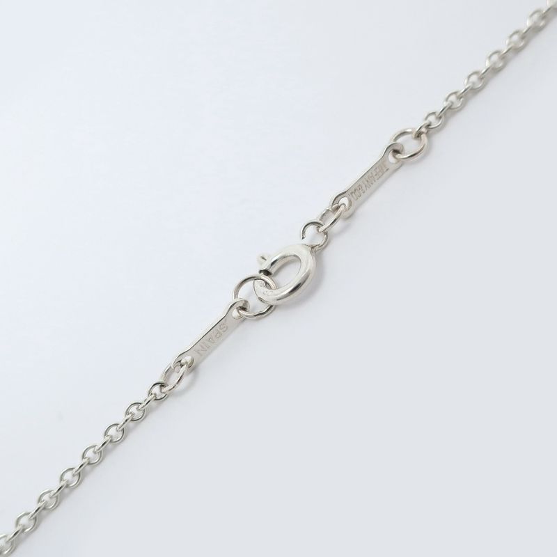 Tiffany & Co Open Heart Elsa Peretti 925 Silver Ladies 9.9g Necklace